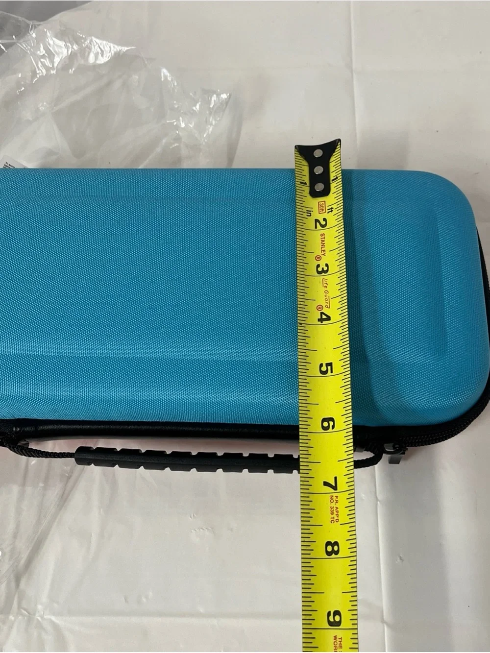 Blue and Red Two-Tone Nintendo Switch 2 carrying case with Zipper